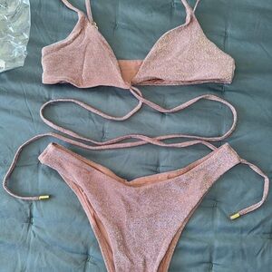Monday Swimwear Mauve Bikini set